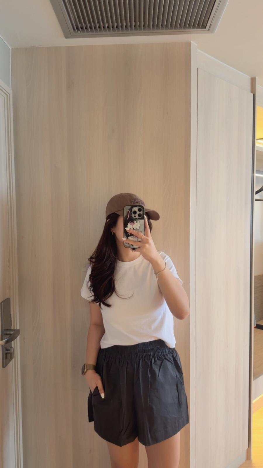 圓領Crop Tee(白色)