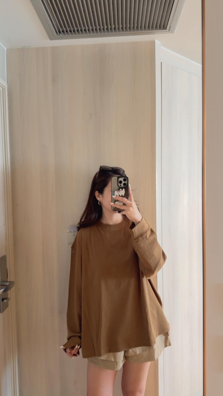 Layer西裝料短褲(杏色)