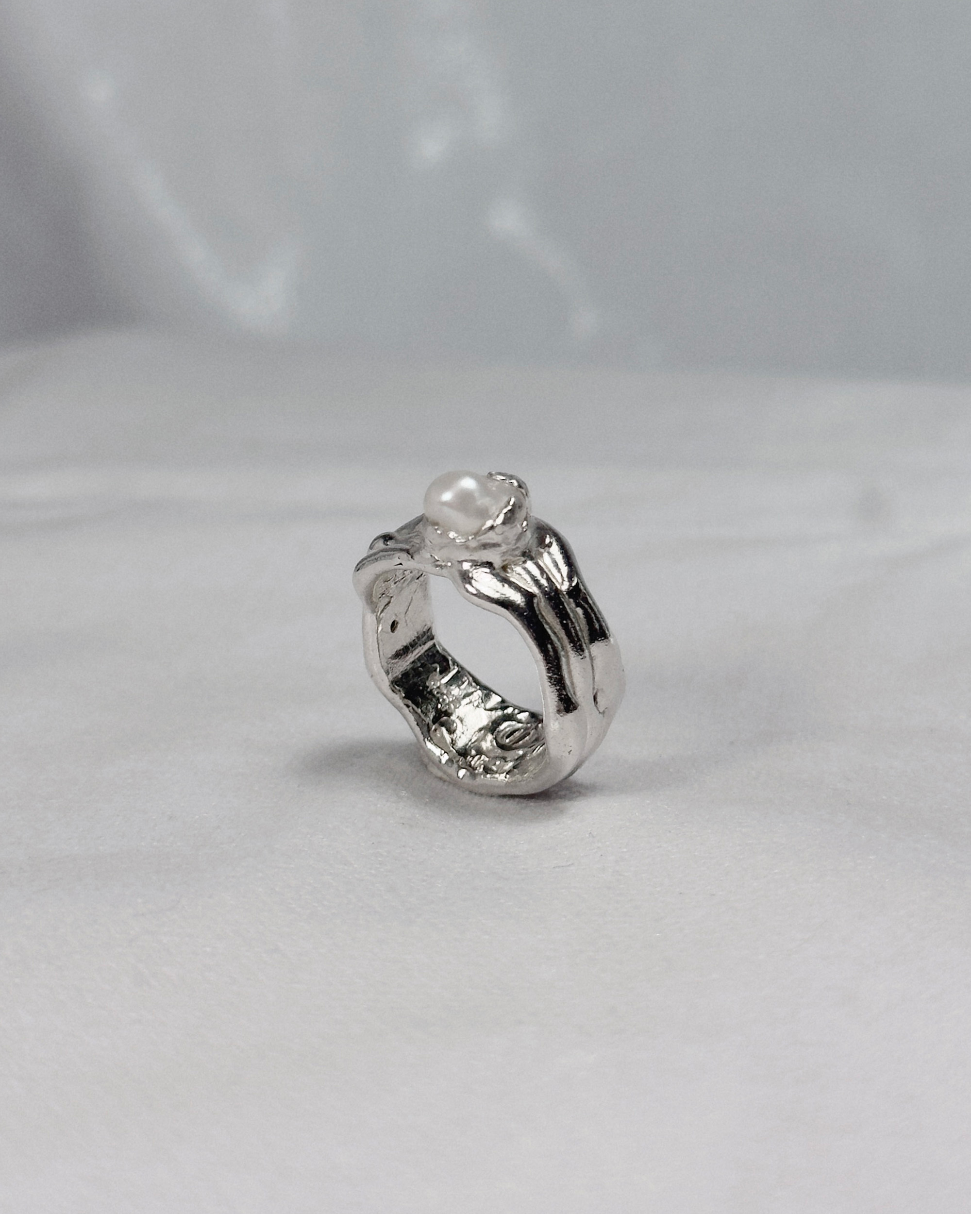 PROJ-ORNMNT 沉積珍珠熔鑲戒