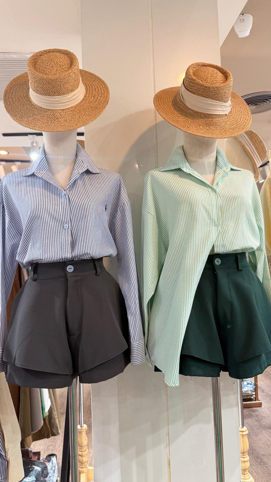 Layer西裝料短褲(灰色)