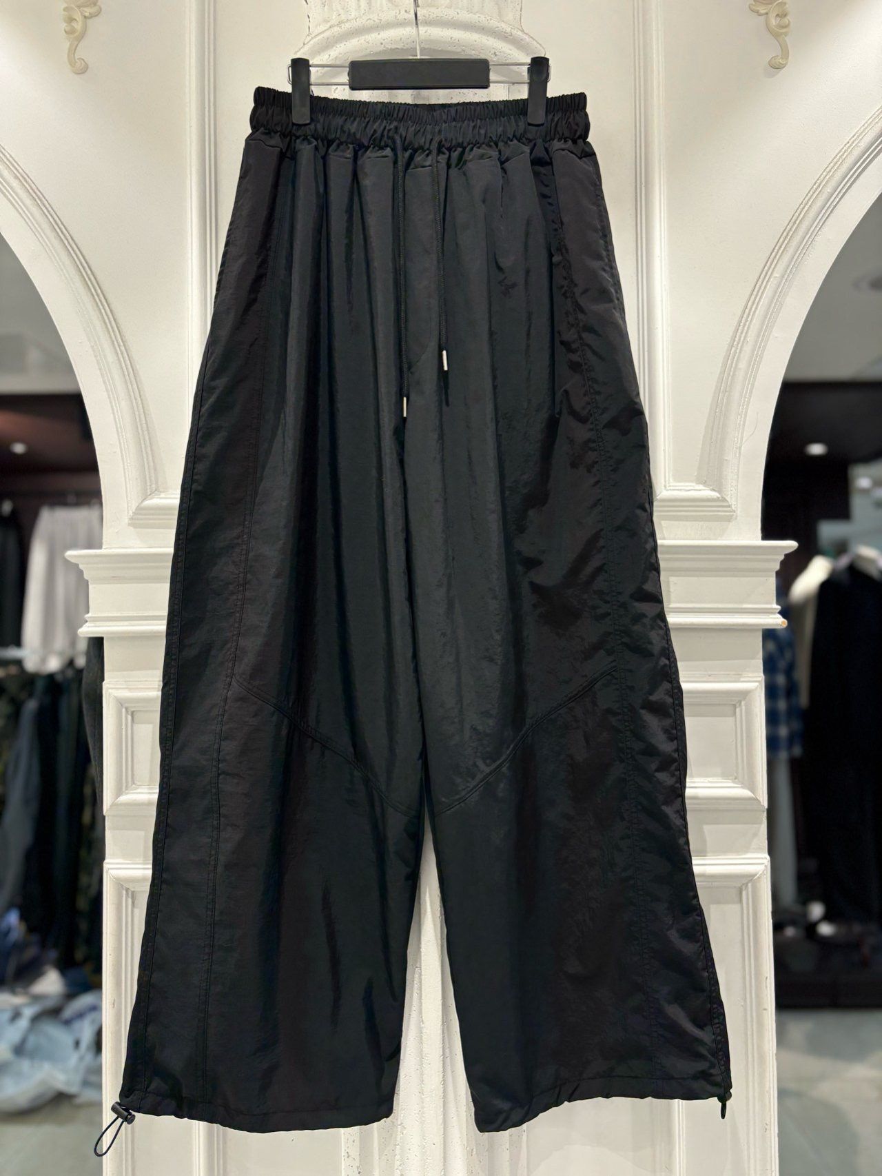 淨色可束腳鬆身褲 alife-080P