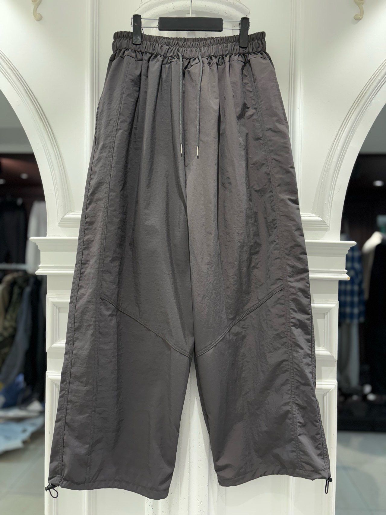 淨色可束腳鬆身褲 alife-080P