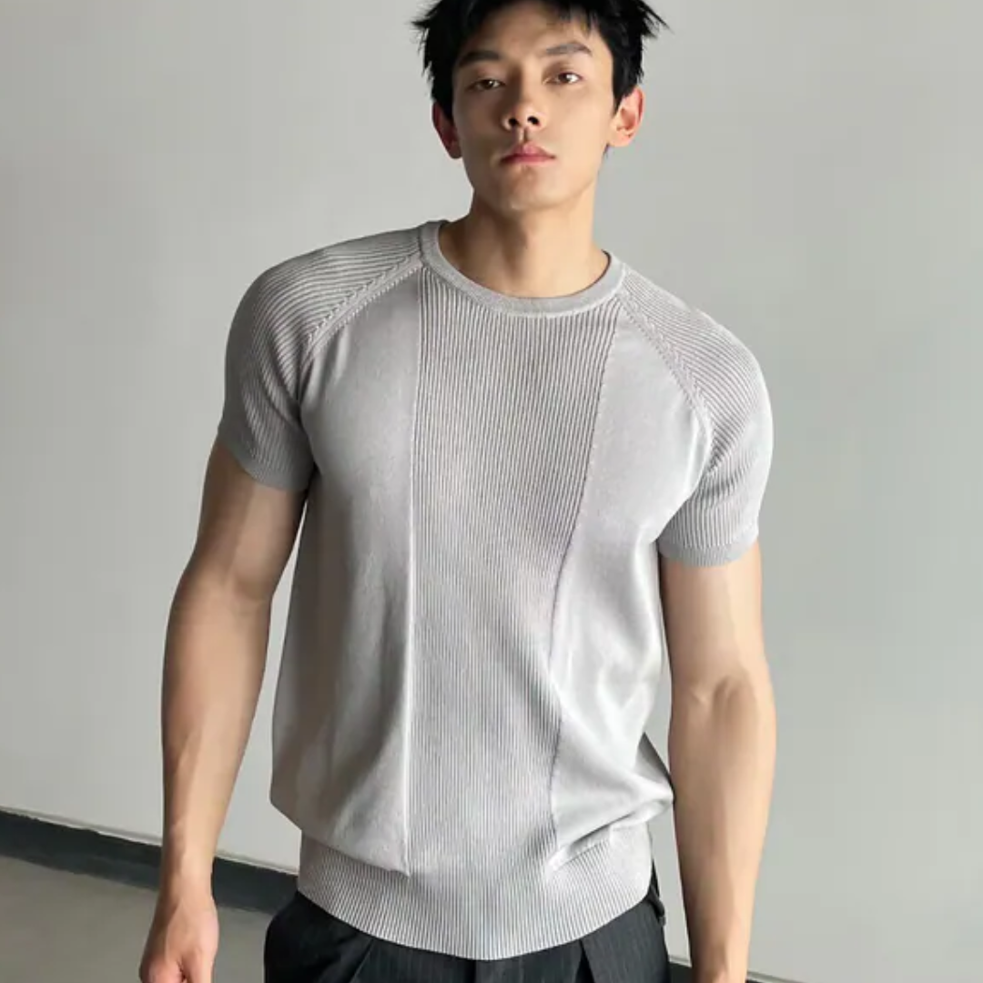 純色夏季男女款氣質設計感小眾修身百搭 上衣