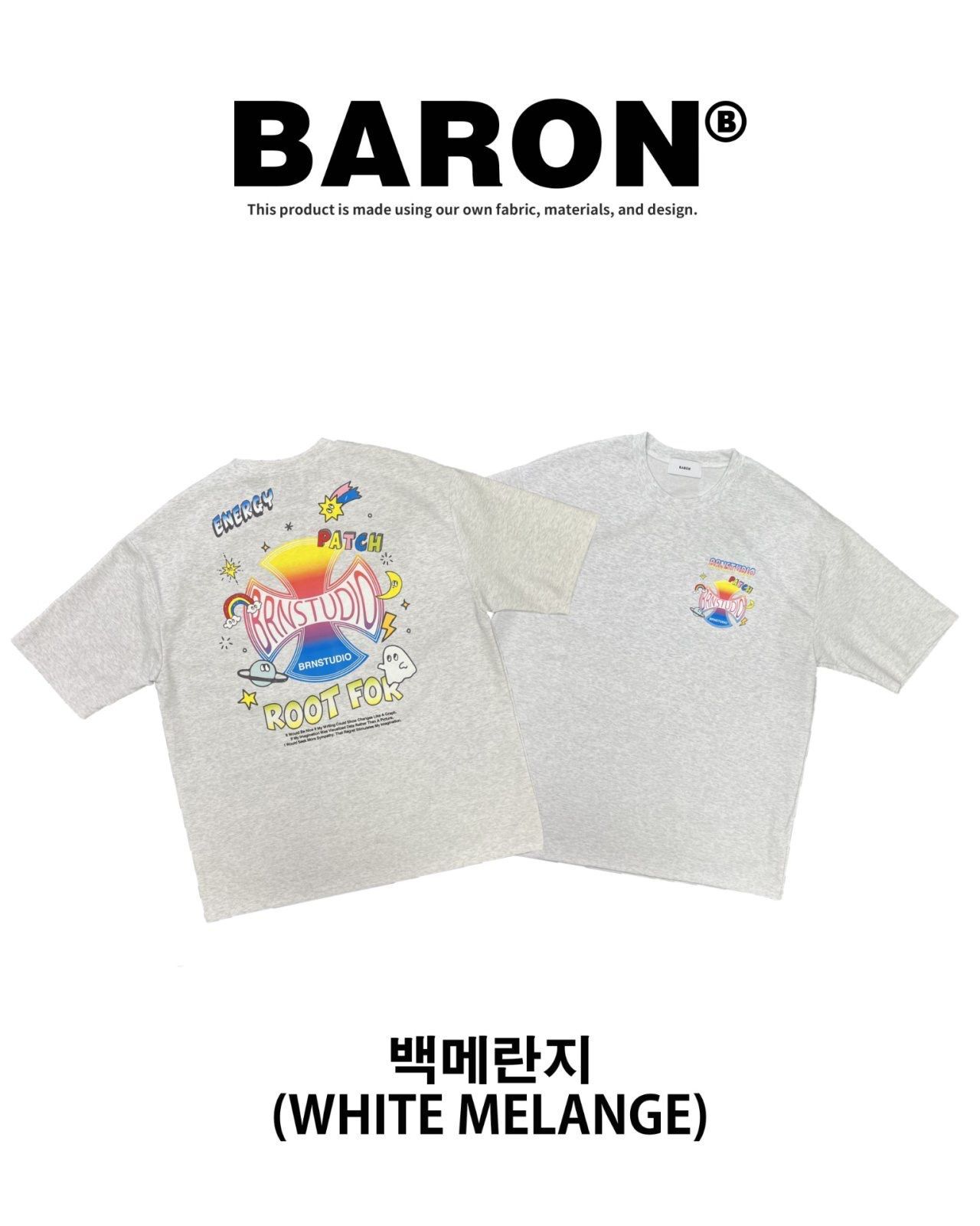 英文字圖案短袖Tee BARON-227T