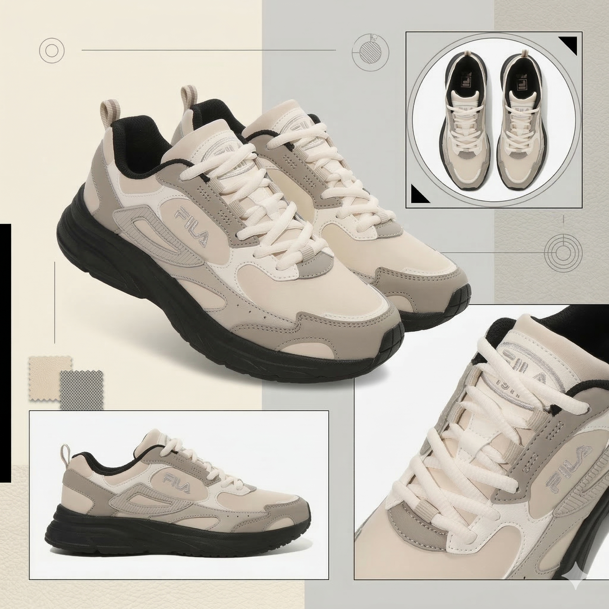 【直播】FILA LX031607 RAYFLIDE v2 LT 男女同款運動鞋