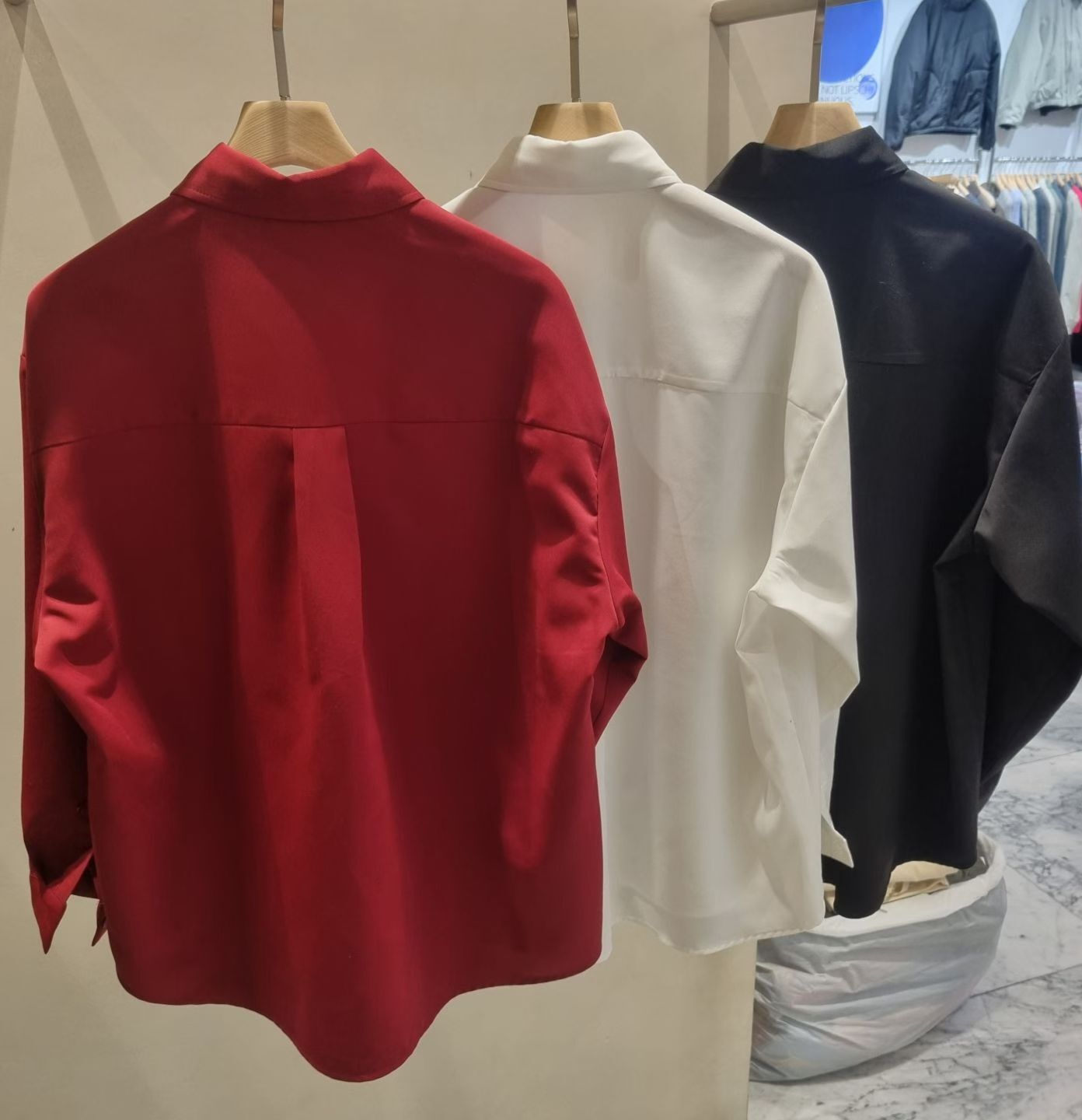 淨色長袖恤衫 ENOC-058S