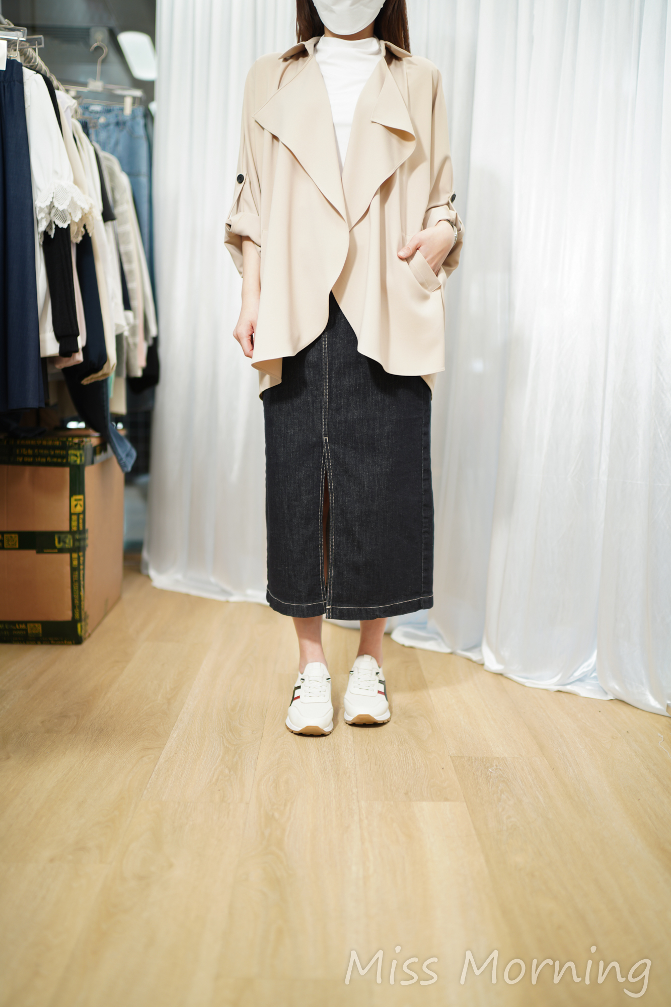 多層次長袖/中袖外套(15100)