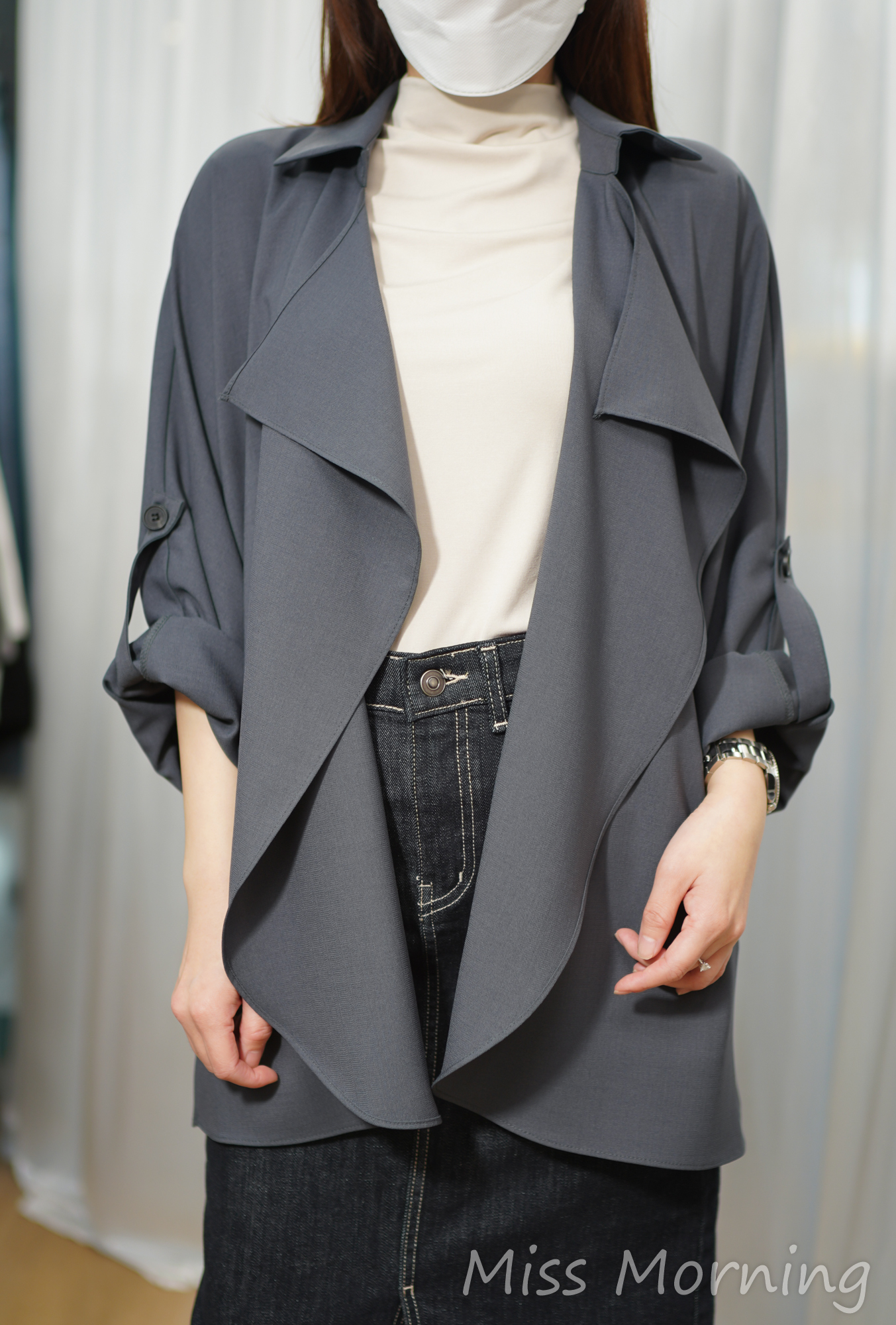 多層次長袖/中袖外套(15100)