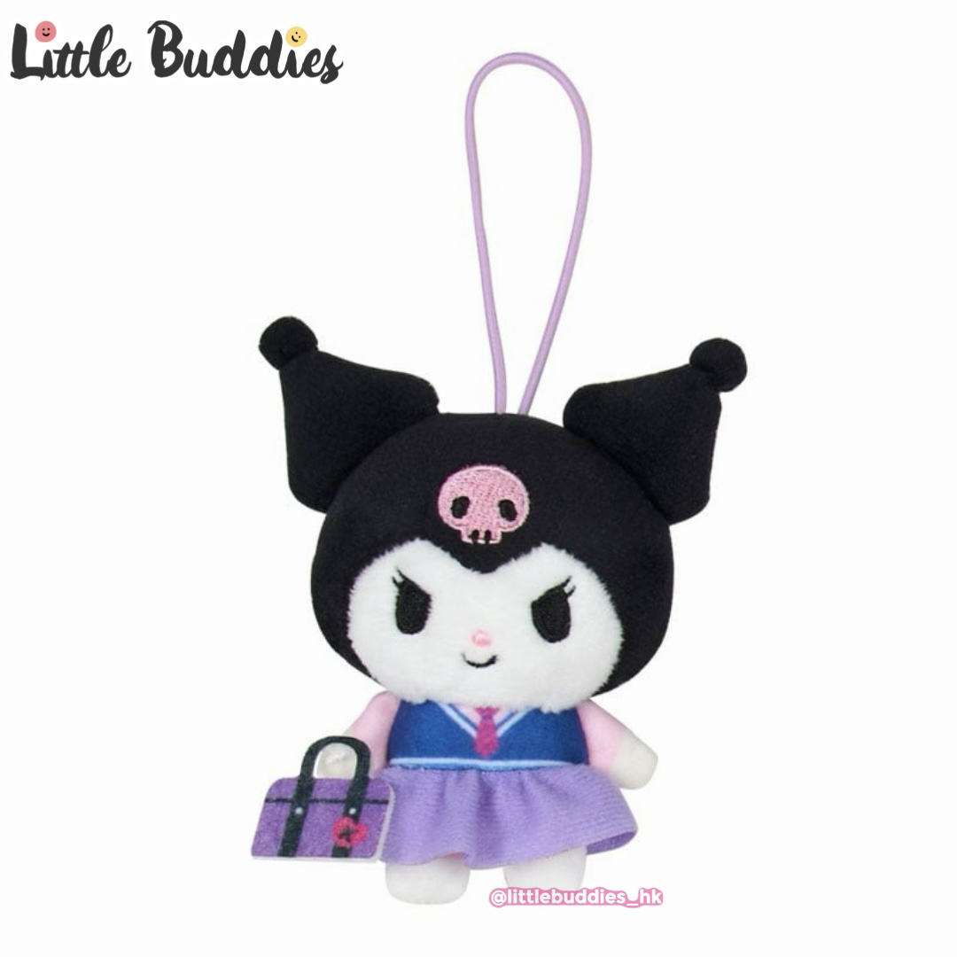 日本 Sanrio 校園主題系列 - Kuromi 公仔吊飾盲盒