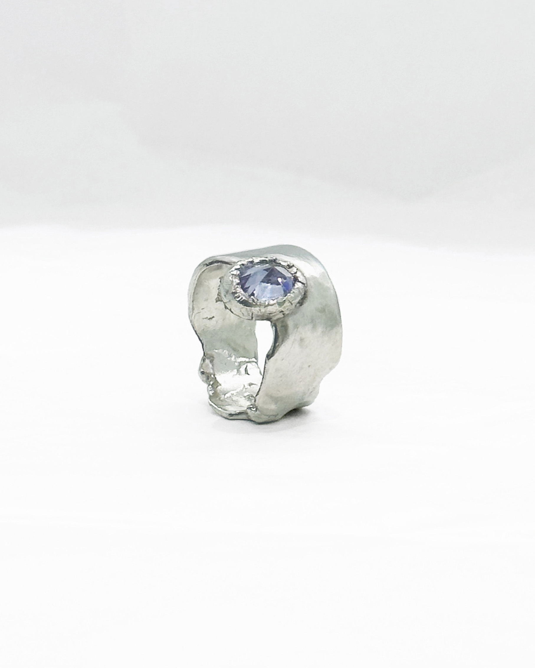 PROJ-ORNMNT 鑲石熔造銀戒