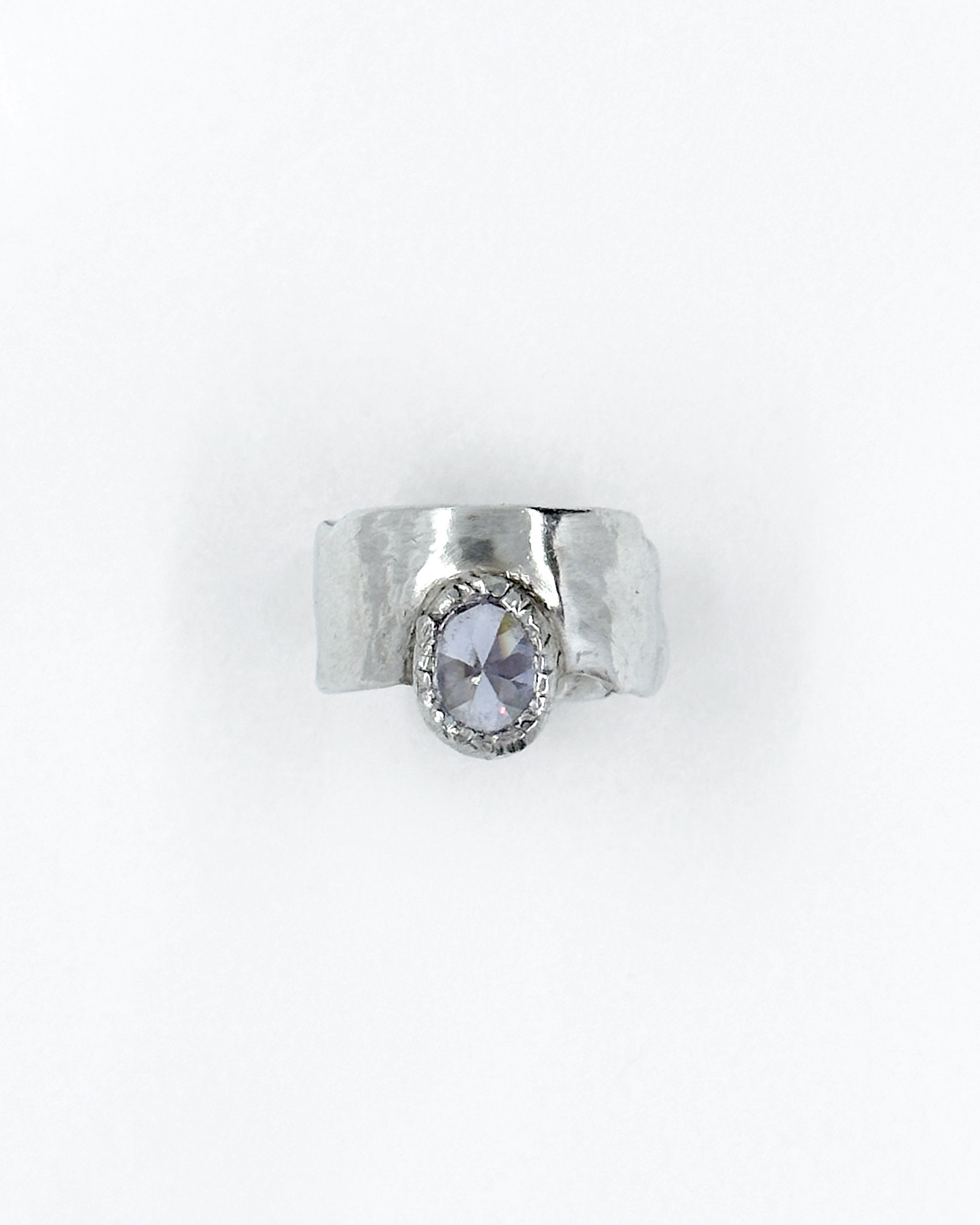 PROJ-ORNMNT 鑲石熔造銀戒