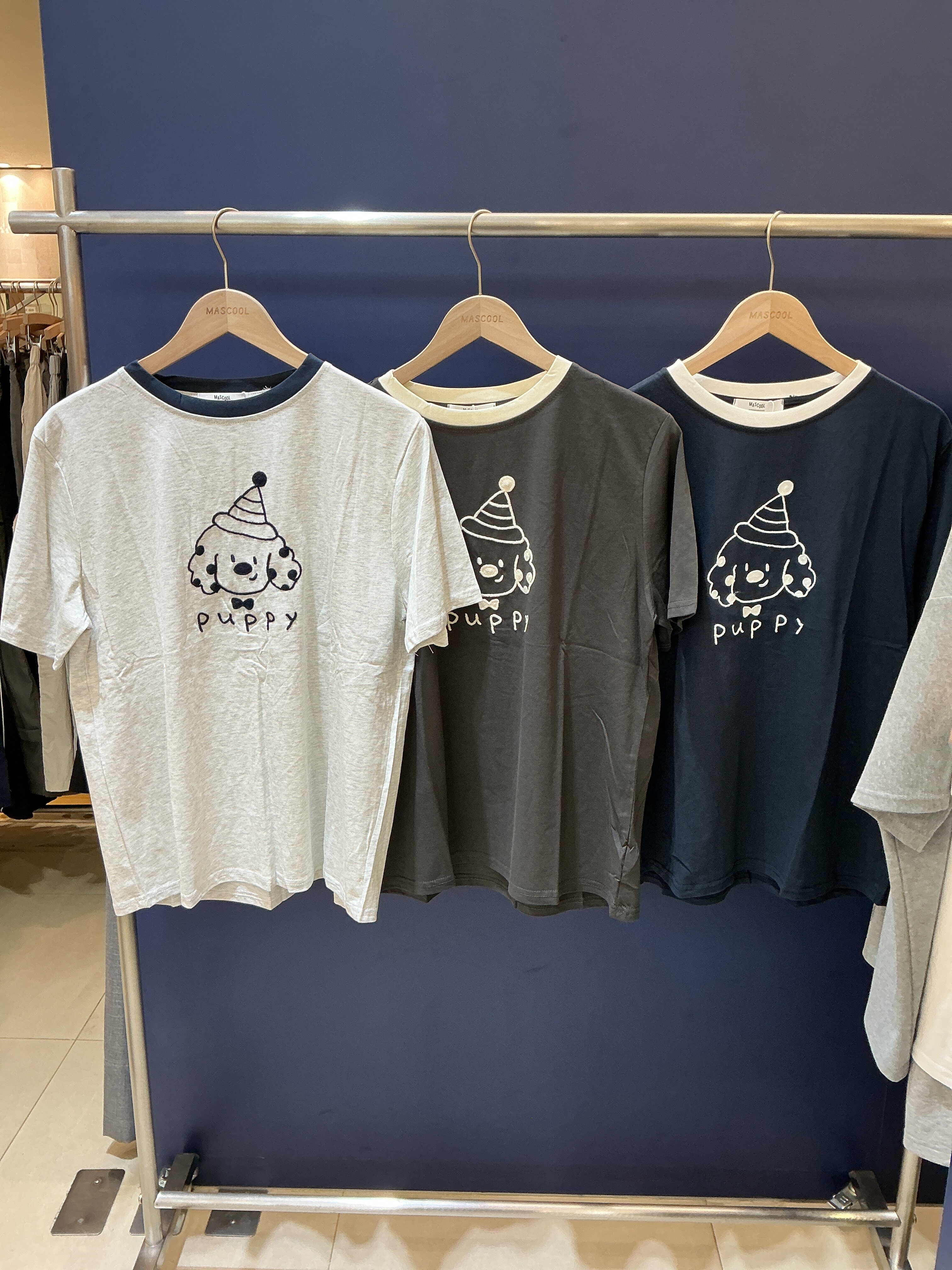 8070 女款帽子狗狗短袖