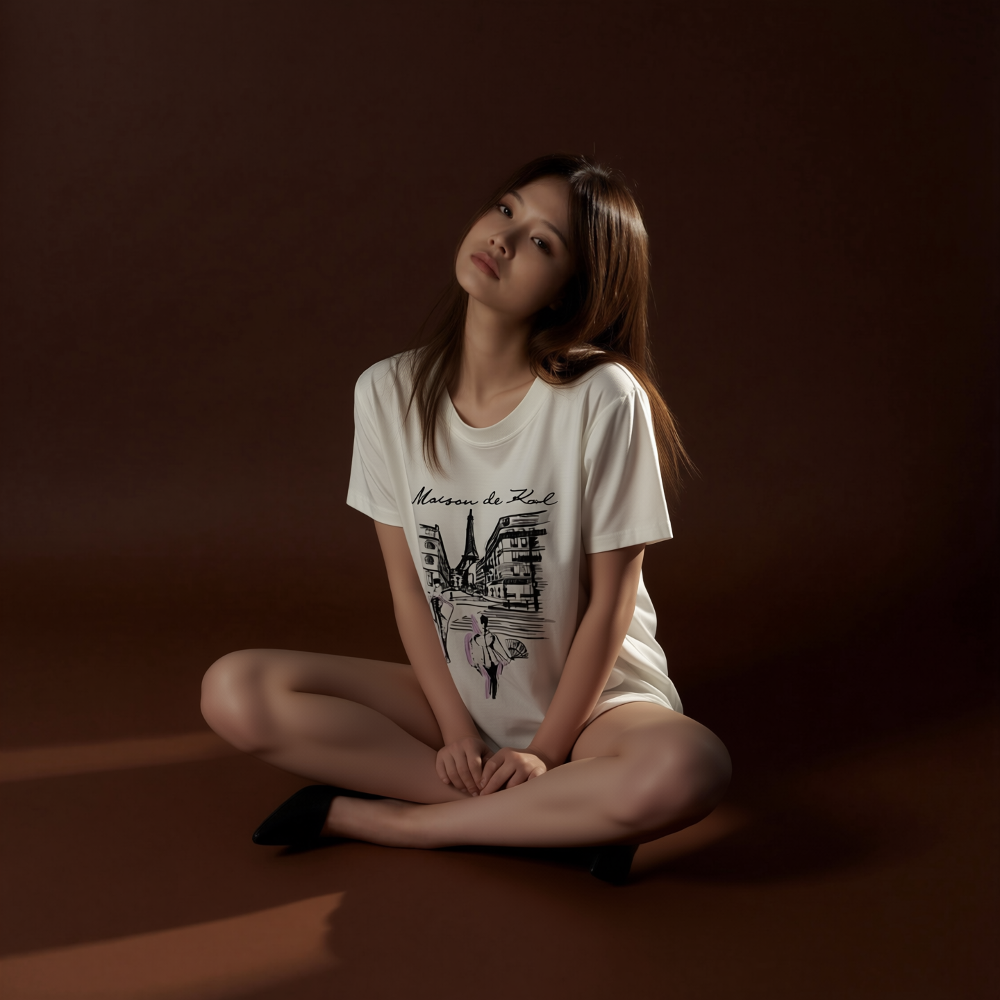 KARL 老佛爺 鐵塔 女款 Tee