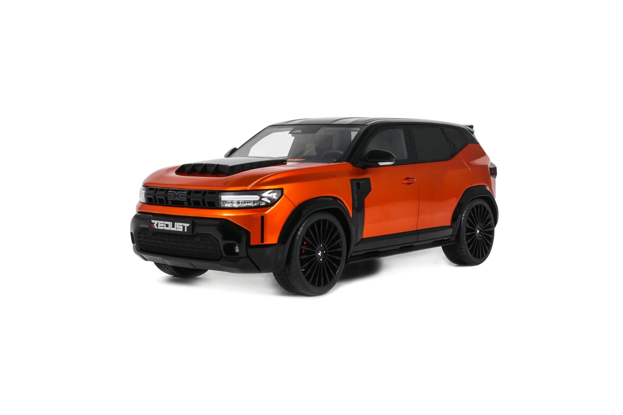 預訂 :1/18 OTTOMOBILE DACIA DUSTER REDUST SPORT 4X2 HYBRID ORANGE 2025 (OT1316)