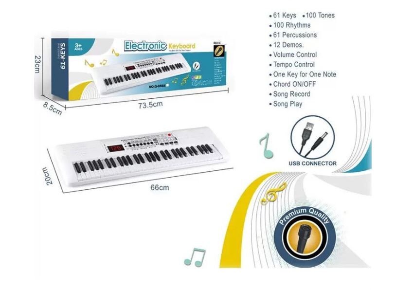 玩具 61键大电子琴