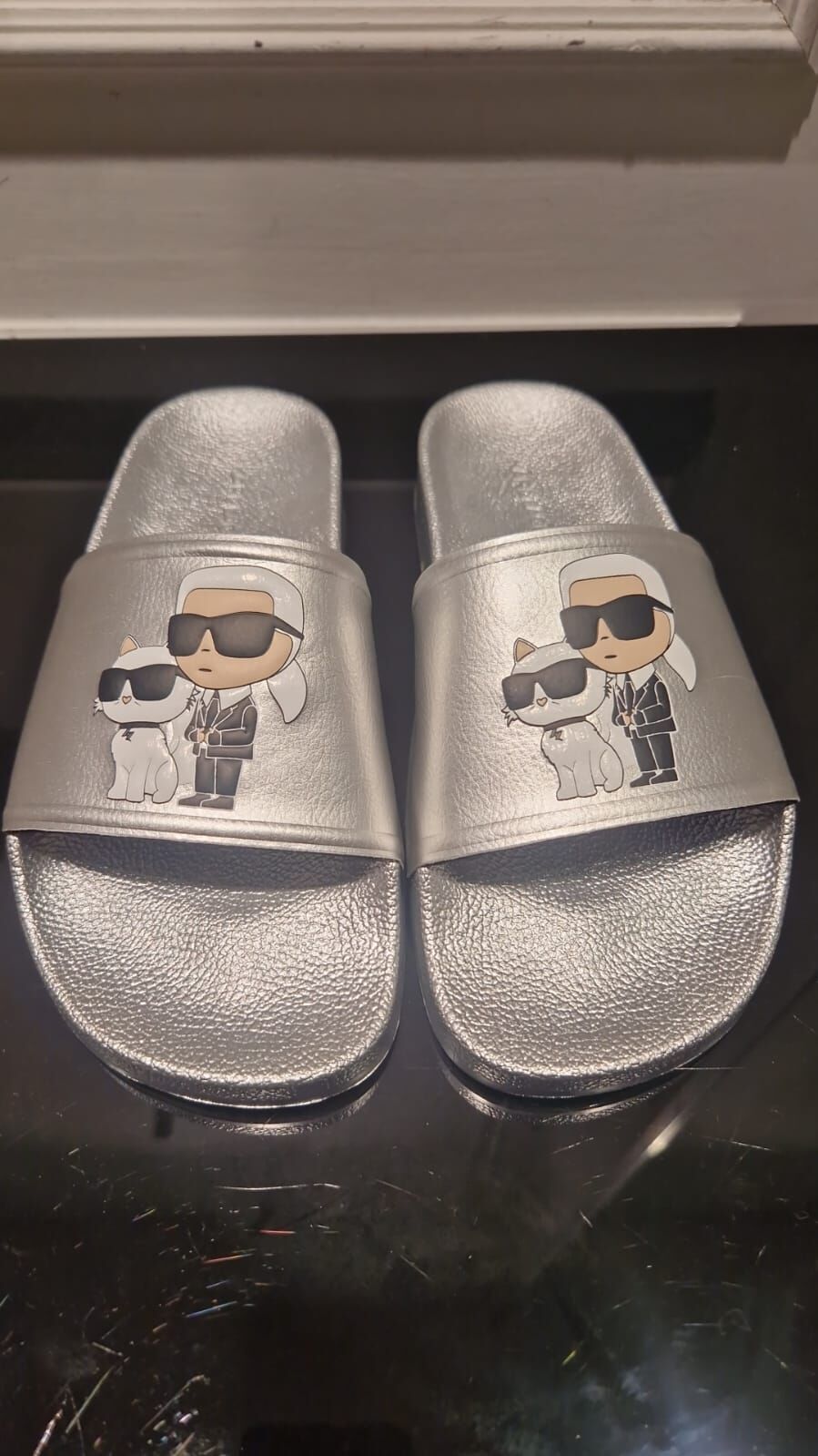 英國代購 (獨立訂單)-Karl Lagerfeld 134  PU 拖