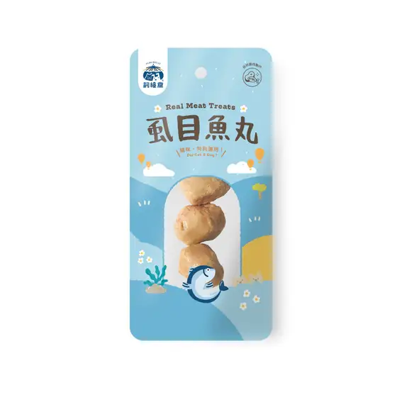 飼糧倉|虱目魚丸3入 30g