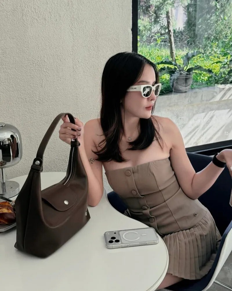 <單件免運👜> 泰國 PONY MOYA 牛角PU皮革包 大號