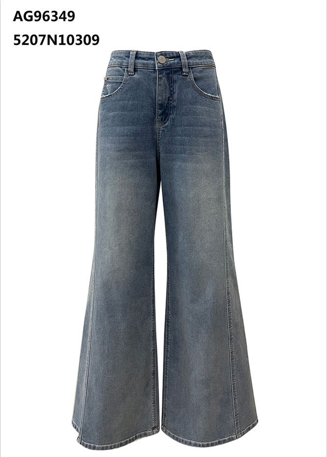 A60 ANOTHER ONE 藍色牛仔闊腿喇叭褲｜5207N10309