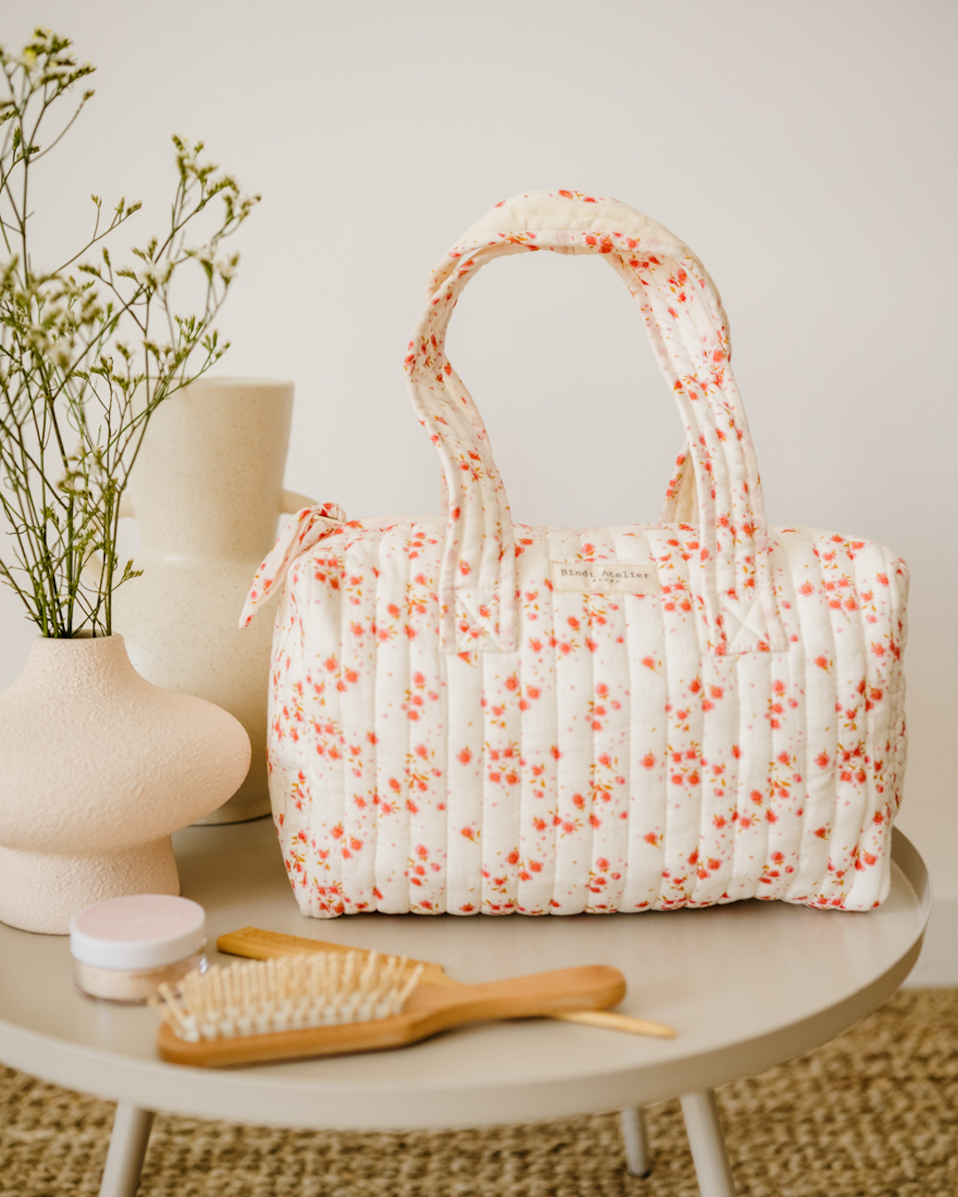 怡琪花瓣粉 | 手提小包