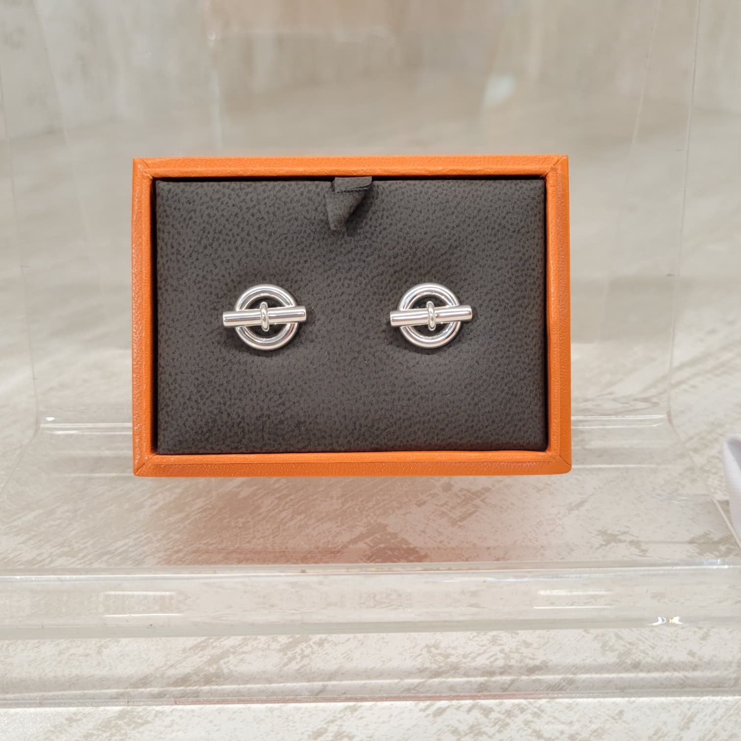 Mini Chaine d'ancre earrings, medium model