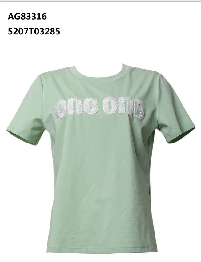 A64 ANOTHER ONE "ONE ONE"短袖T-Shirt - 薄荷綠｜5207T03285