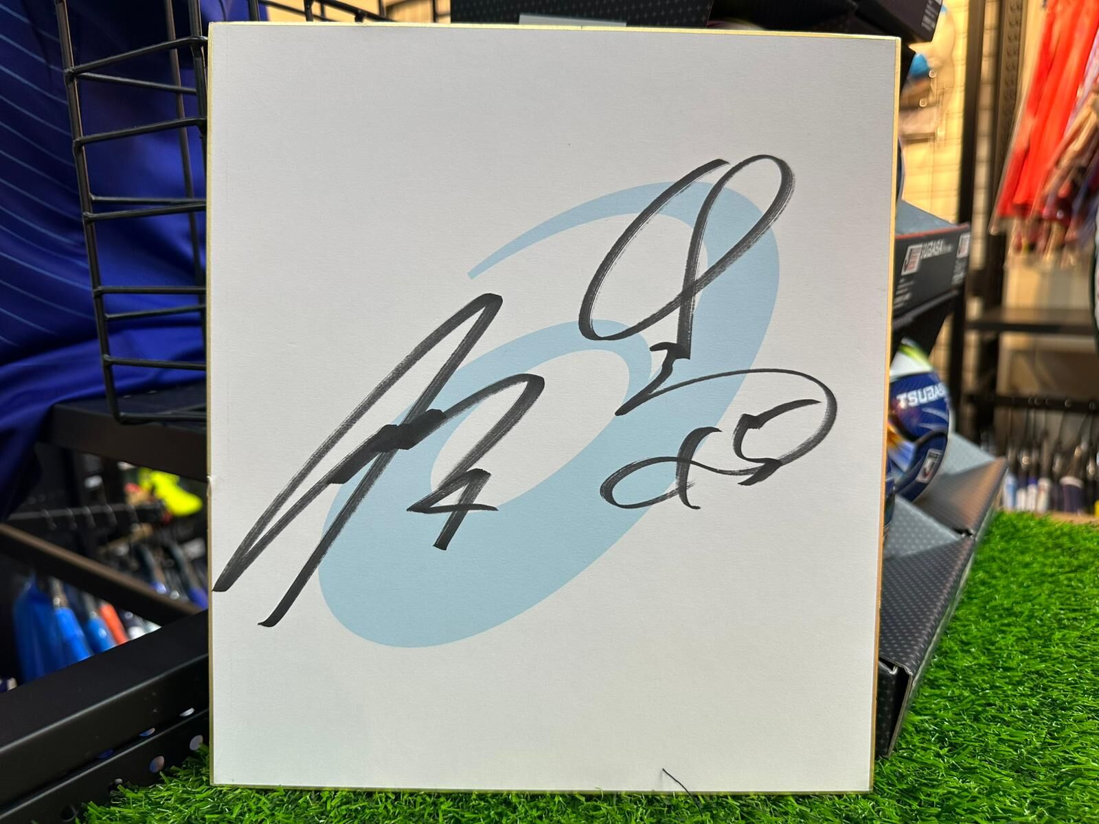 #4 山川哲史, #5 本多勇喜  選手直筆簽名板
