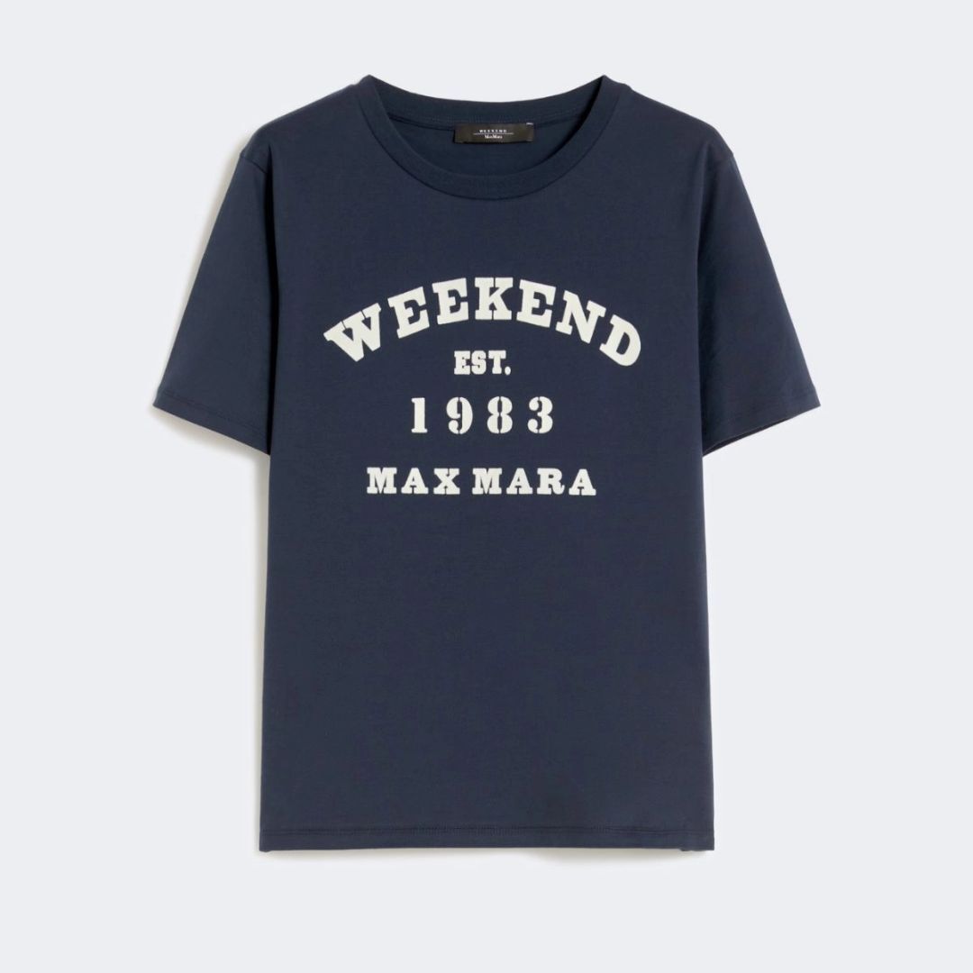 1FF0101-600 [MAX MARA WEEKEND] T-shirt Wkdtenue Blue (SS26) #2615971051600 WKDTENUE-007 (C-EU-E)