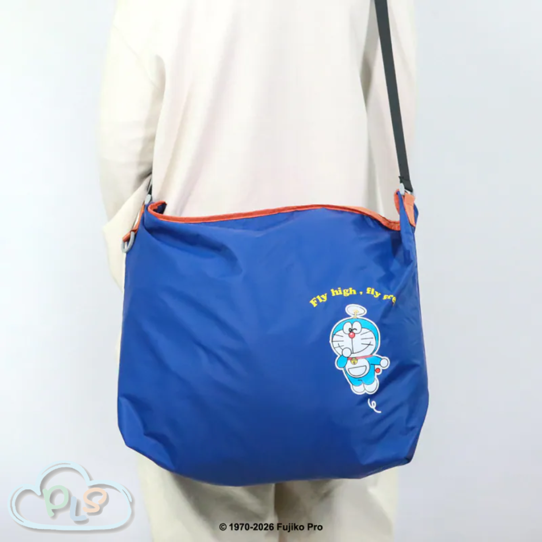 現貨 和尚包 可收納 跨肩包 TB015j 多啦A夢 Murmur 藍色 #30146