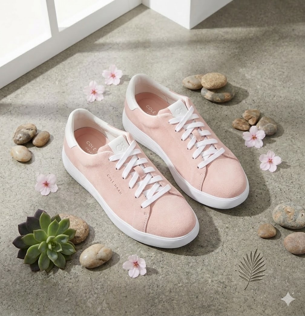 【預購】LX021608 COLE HAAN Suede Gc Joy Platform Sneakers