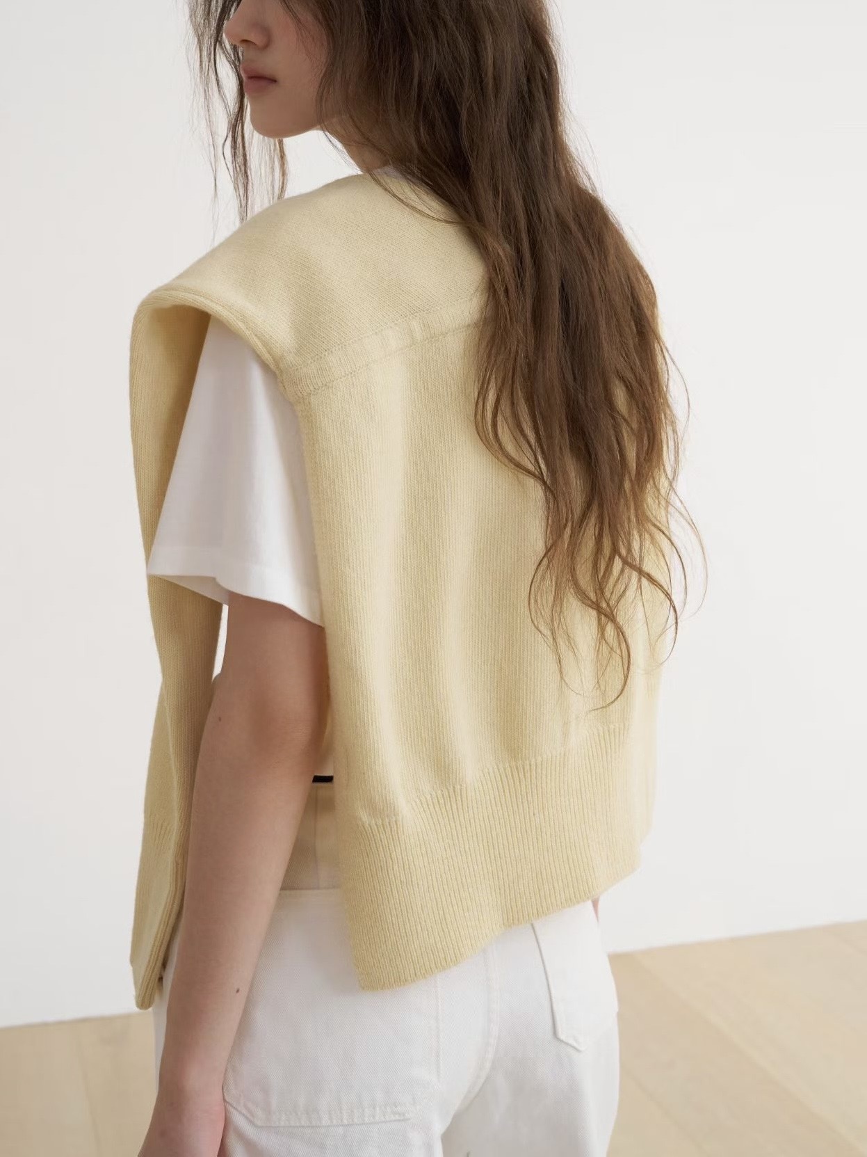 #228N714 穿搭好物；針織披肩