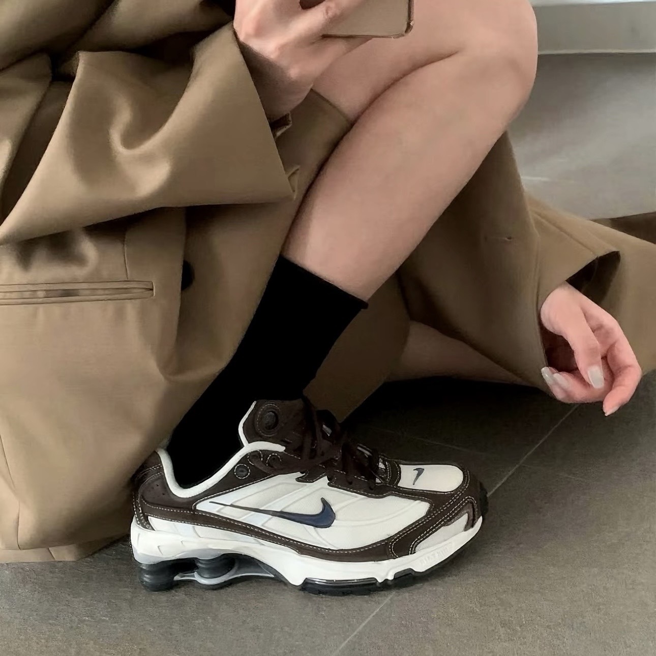 NIKE SHOX RIDE 2 "BAROQUE BROWN" 白棕 復古 彈簧鞋 中性款 宋江同款 HV6349-200