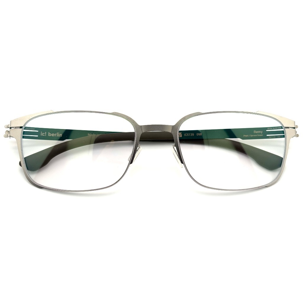 【ic! berlin】Remy Pearl Spruce Green-55mm光學眼鏡(IC5139 098)