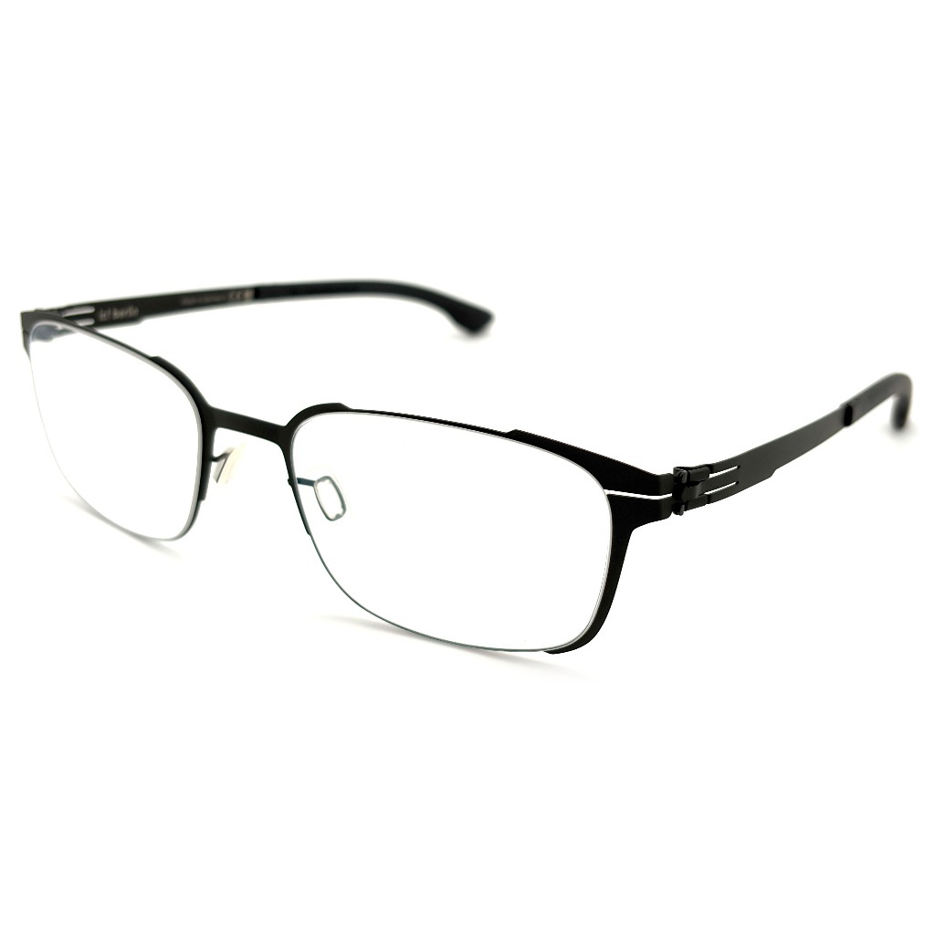 【ic! berlin】Remy Black-55mm光學眼鏡(IC5139 02A)