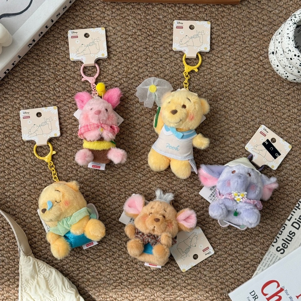 （現貨+預購）Disney迪士尼 小熊維尼 花仙子系列 絨毛掛件 鑰匙圈