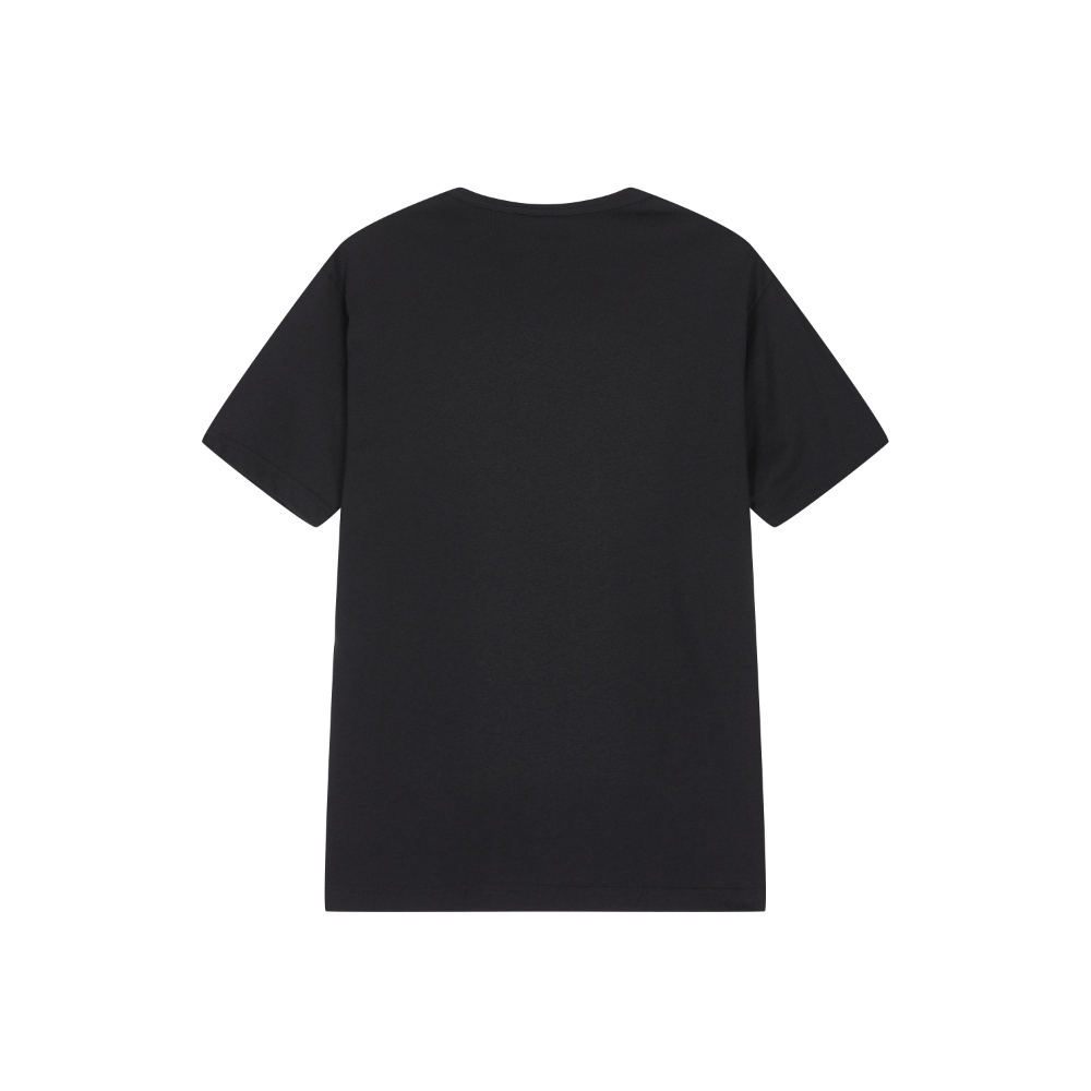 男女款- AUTHENTIC 草寫LOGO短袖棉質T恤- 黑色（U6ASSSU546M201）