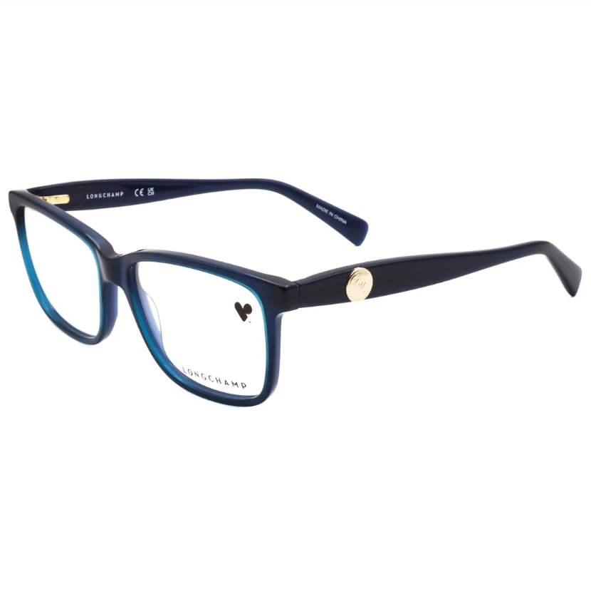 【預購】Longchamp H031424 時尚海軍藍方框光學眼鏡框