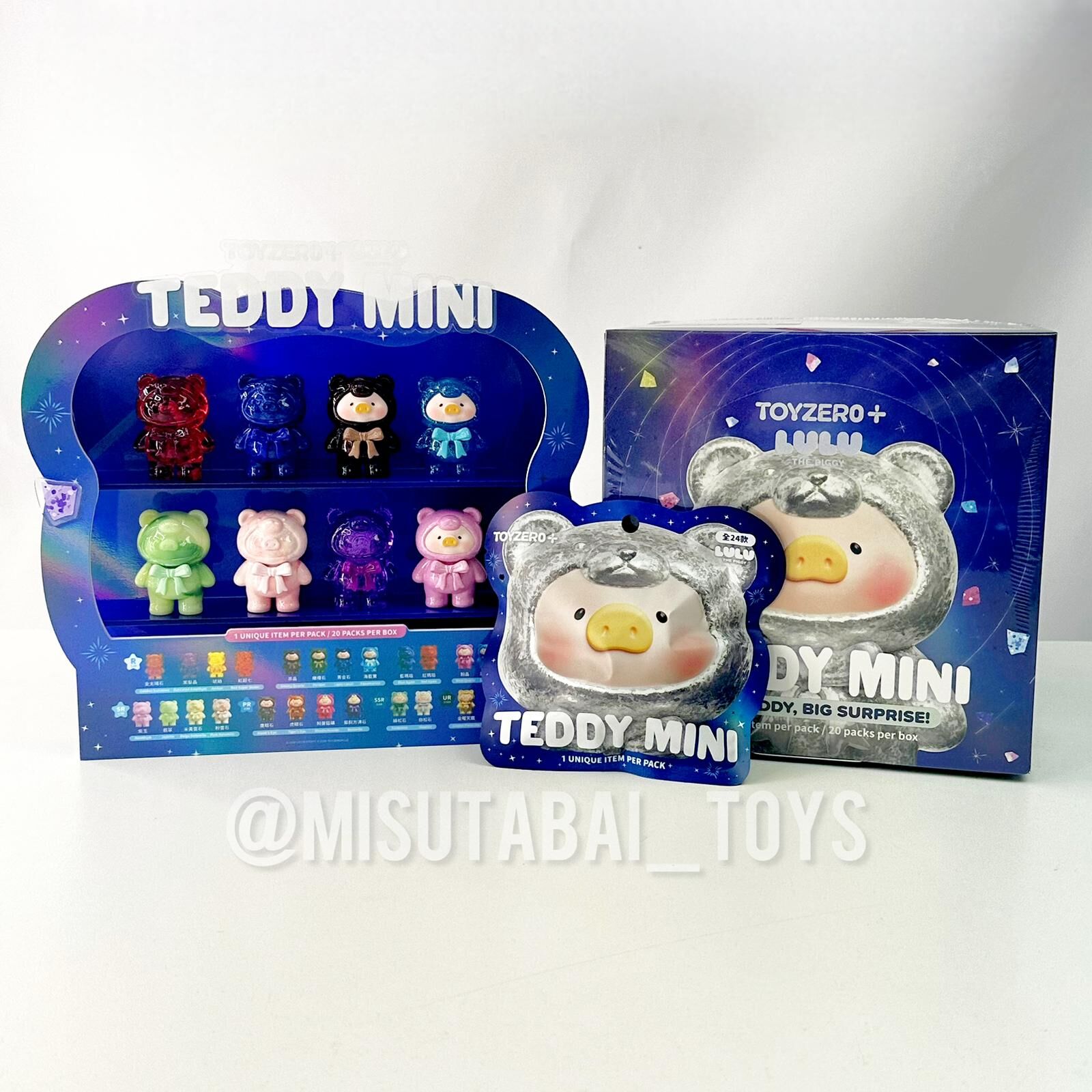 LuLu the Piggy - Teddy MINI - Ore Collection Series (Blind bag)