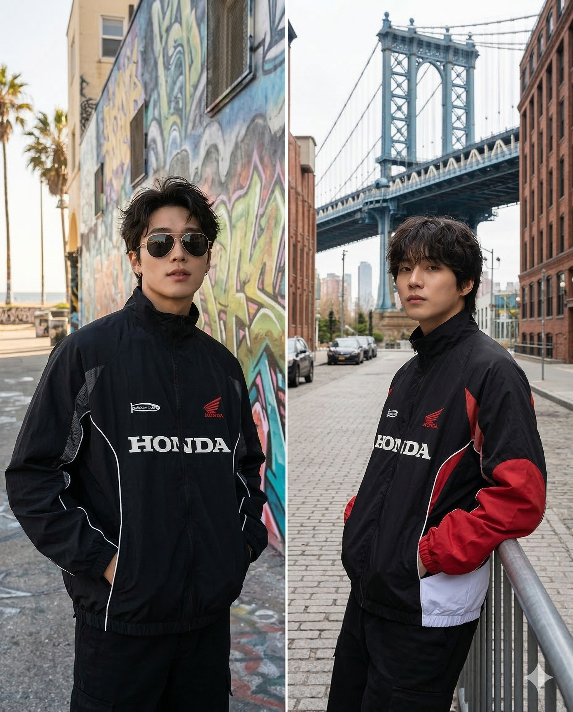 【預購】K031363  Honda 運動拉鍊外套