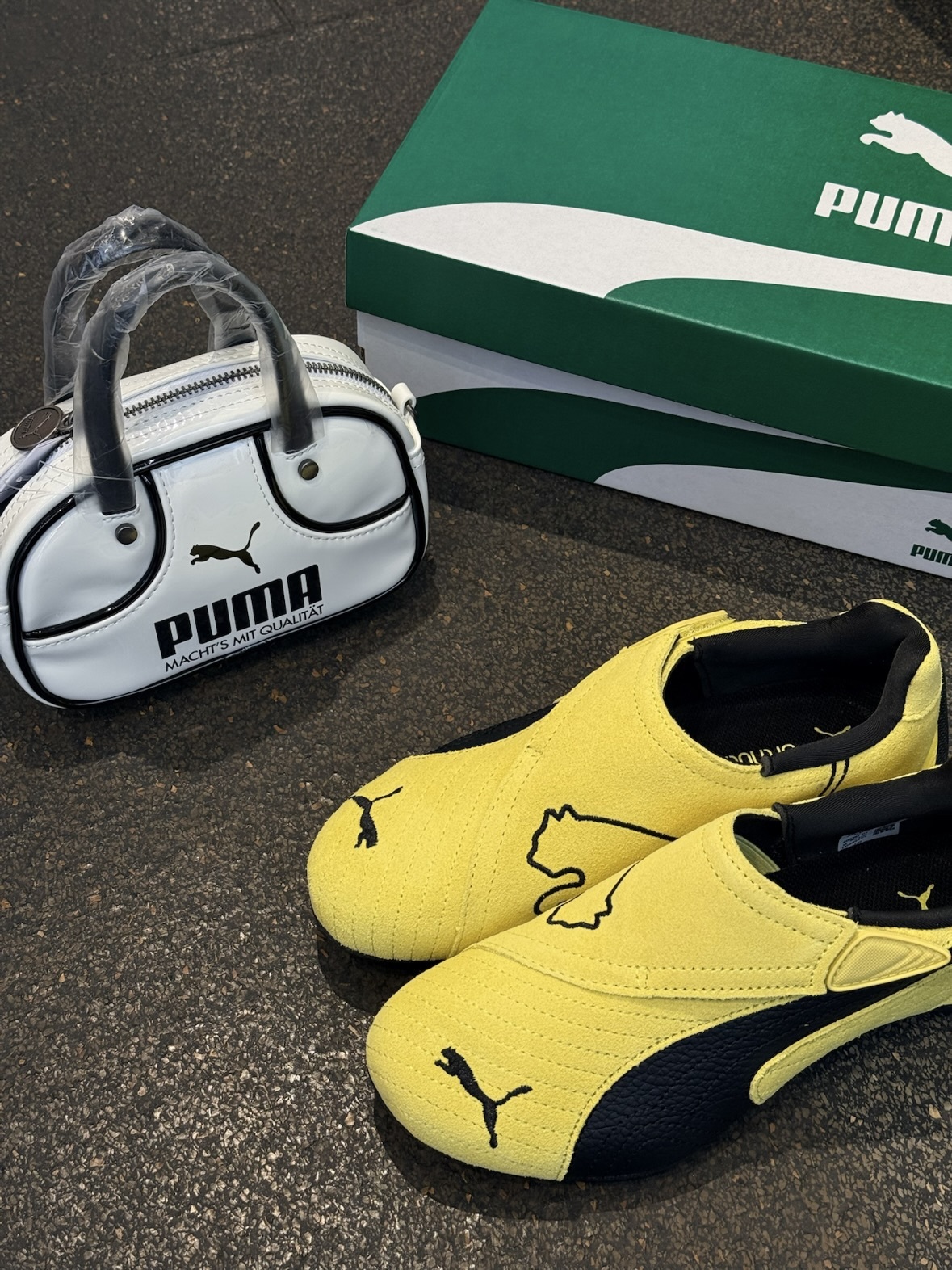 <韓國限定聯名款❤️>Puma × Musinsa Slipcat Lemon 檸檬奶油黃 男女鞋