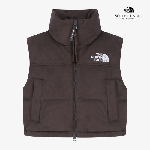 【代購】THE NORTH FACE W'S SUEDE NUPTSE VEST (RDS) 北臉女款麂皮 Nuptse 羽絨背心