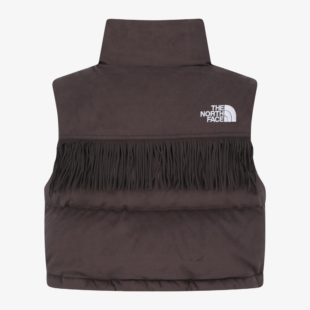 【代購】THE NORTH FACE W'S SUEDE NUPTSE VEST (RDS) 北臉女款麂皮 Nuptse 羽絨背心