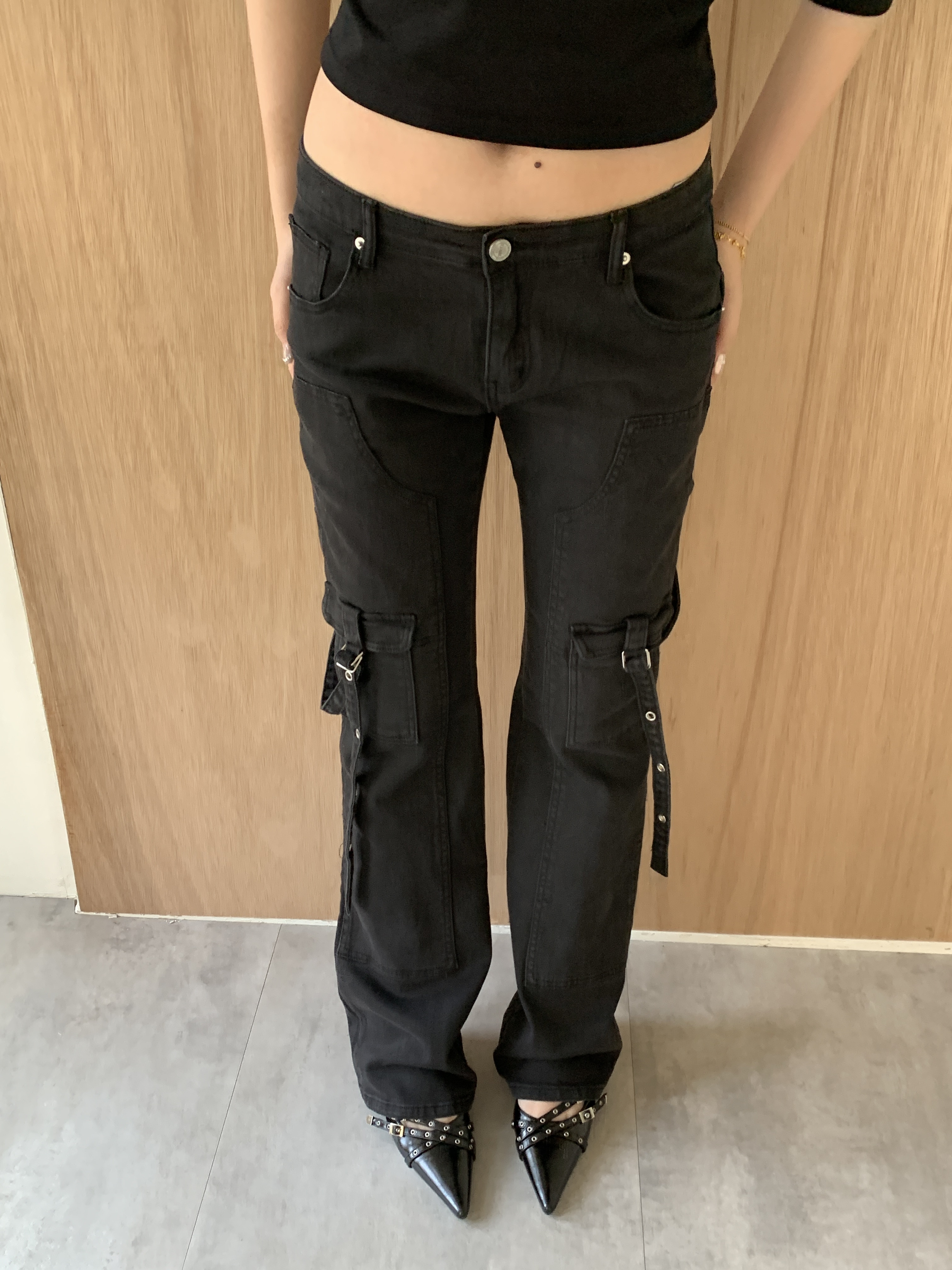 M012/酷帥天花板 微喇低腰牛仔褲