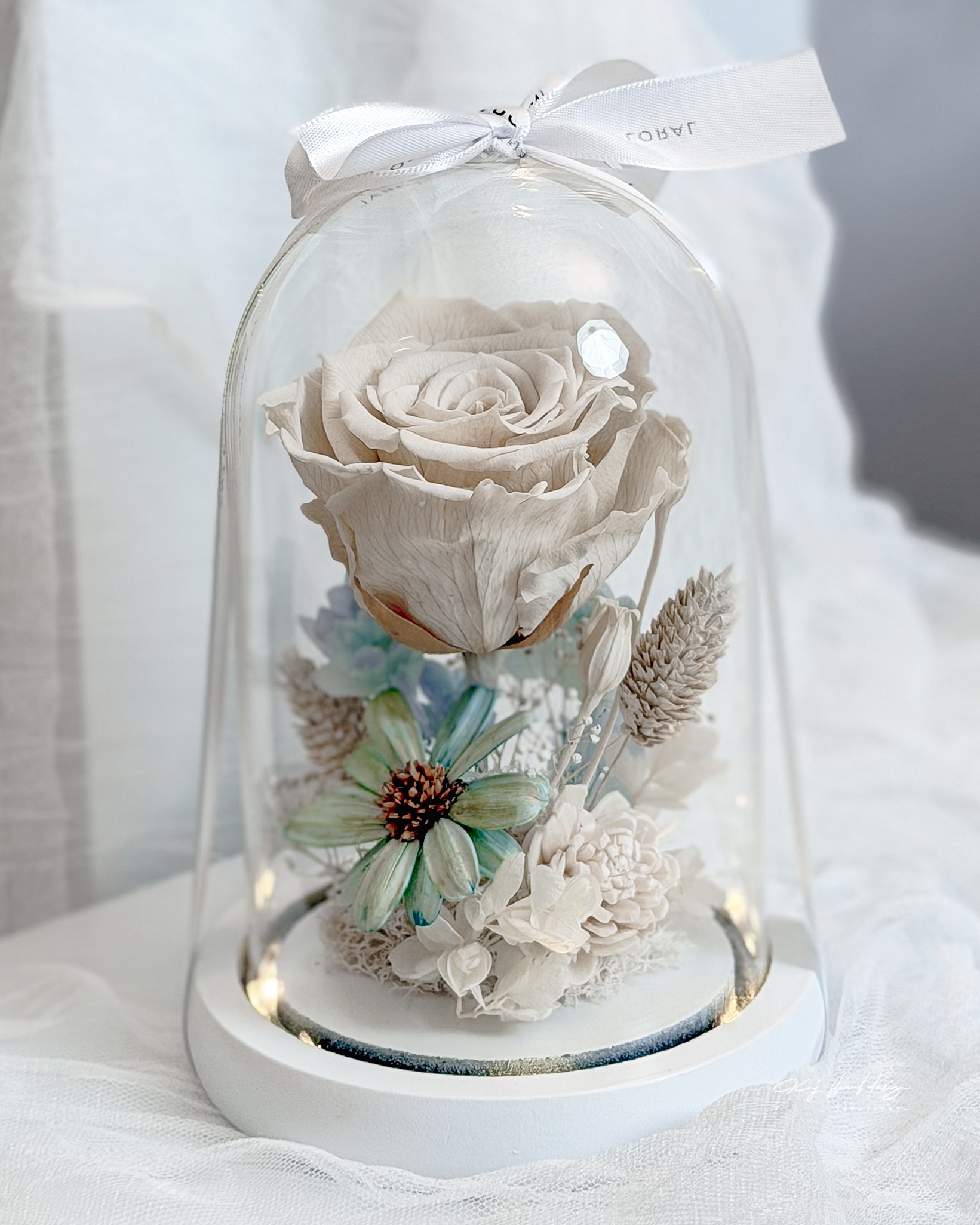 雲上舞白・永生花盅