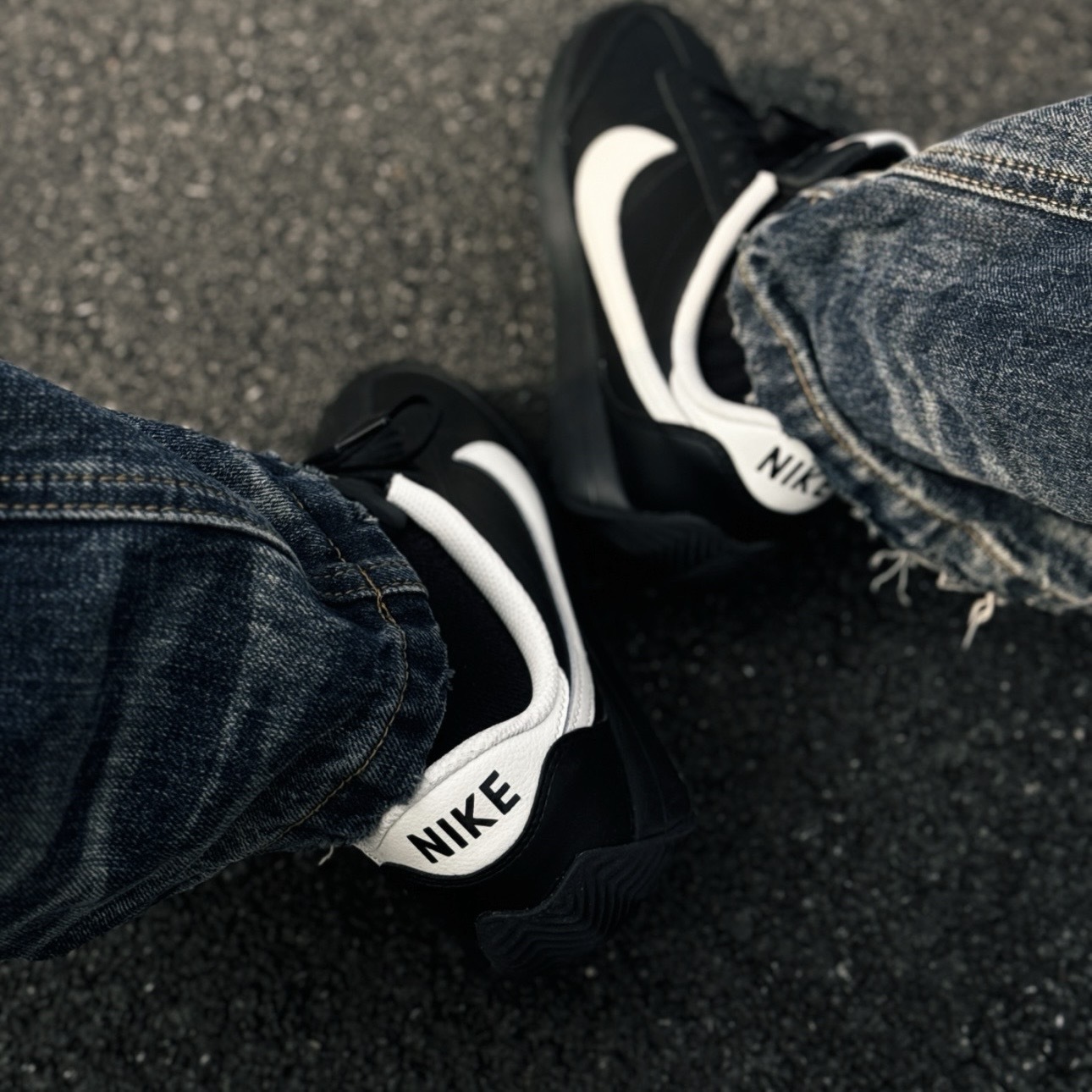 NIKE PACIFIC LEATHER 黑白 復古 休閒鞋 女鞋 HV6430-003