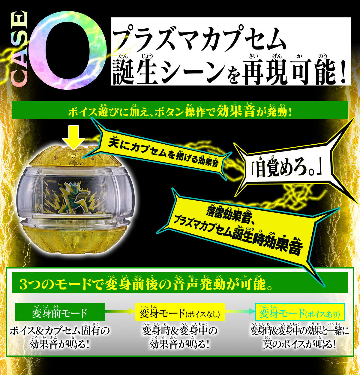 預訂 2026年7月 [PDX] 發聲夢境膠囊套裝 06 閃電等離子 & Booster《幪面超人Zeztz》