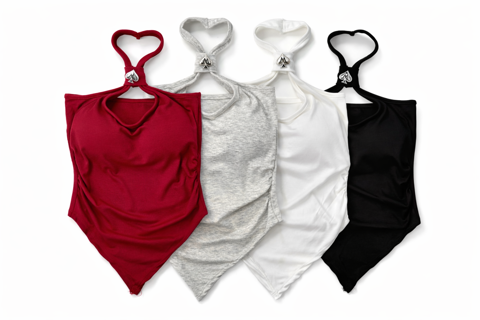 A155 現貨甜辣風小肚兜設計上衣