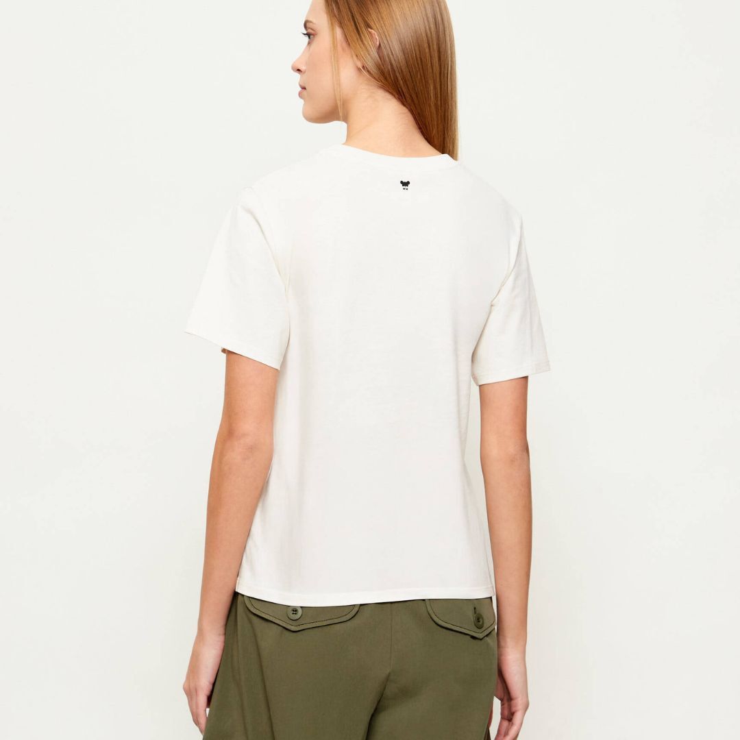 1FF0101-598 [MAX MARA WEEKEND] T-Shirt Wkdwest White (SS26) #2615971041600 WKDWEST-009 (C-EU-E)