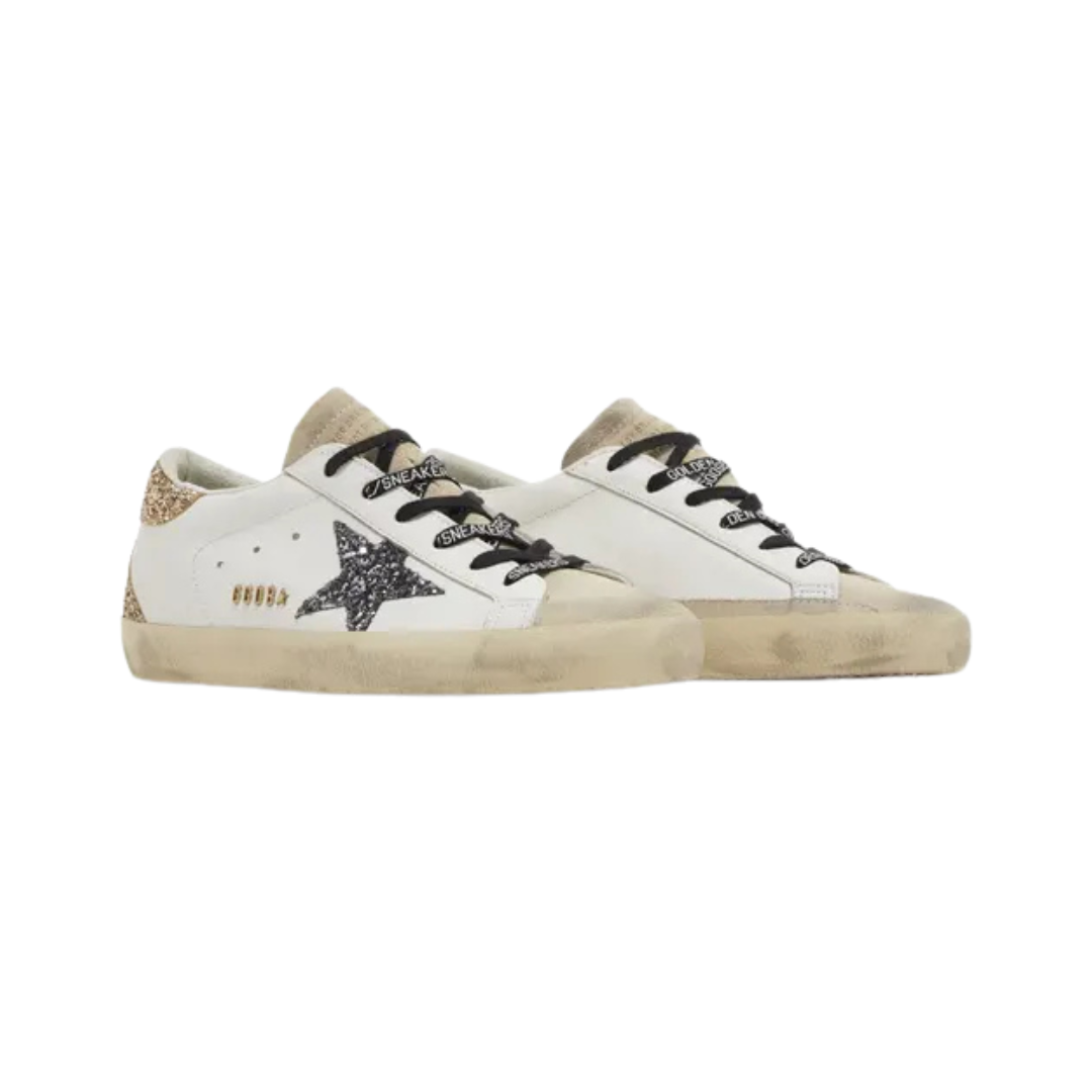 1FF0101-550 [GOLDEN GOOSE] Wmns Superstar 'Optic White Seedpearl Glitter' (SS26) #GWF00102 F005358-82532 (S-EU-E)