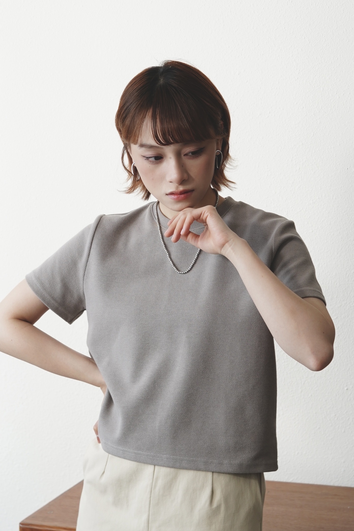 厚實簡潔短袖TEE ~ BL53783